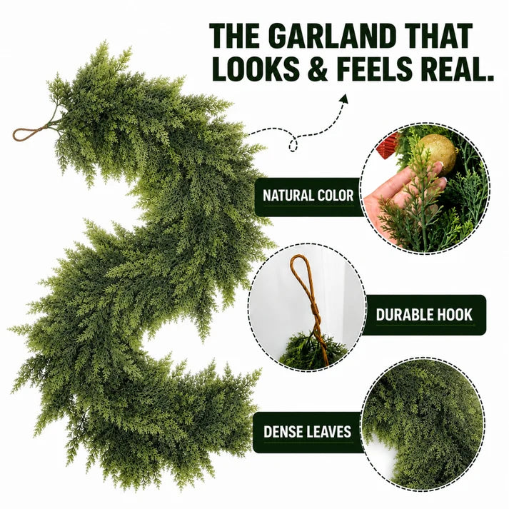 Faux Cedar Garlands