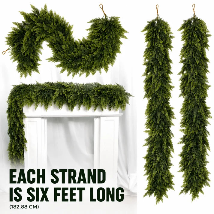 Faux Cedar Garlands