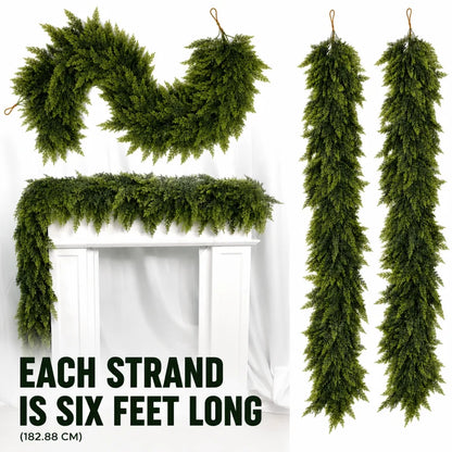 Faux Cedar Garlands