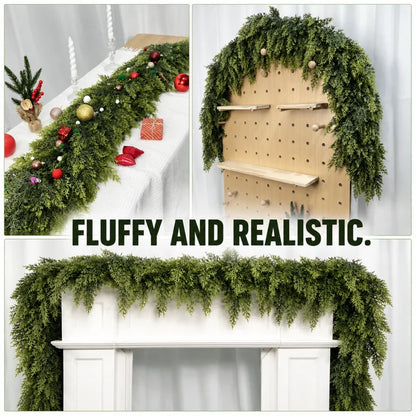 Faux Cedar Garlands