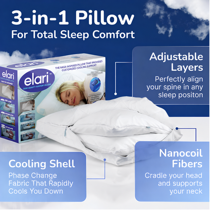 Elari Cooling Adjustable Pillow